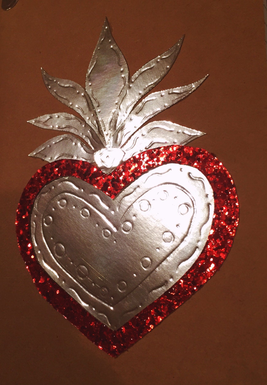 Mexican Tin Foil Art Inspired Journal Etsy