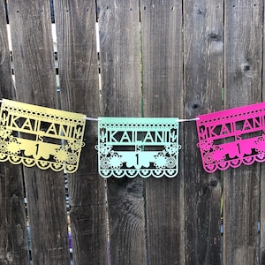 Personalized Papel Picado for Birthday