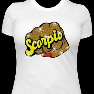 SCORPIO 2023 ss10 Rhinestone Template, Sublimation, Digital Download, SvG, EpS, PnG, JpG, Cricut, Silhouette File