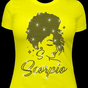 Crown Yourself with this SCORPIO ZODIAC TEMPLATE - Rhinestone Template, Sublimation, Design File