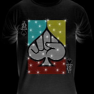 BLACK POWER FIST ss10 Rhinestone Template, Sublimation, Digital Download, SvG, EpS, PnG, JpG, Cricut, Silhouette File
