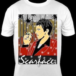 SCARFACE ss10 Rhinestone Template, Sublimation, Digital Download, SvG, EpS, PnG, JpG, Cricut, Silhouette File