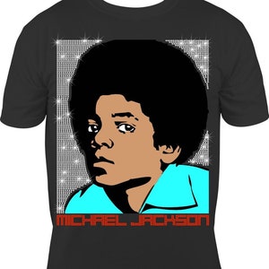 MICHAEL JACKSON YOUNG Rhinestone Template File ss10 Rhinestone Template, Sublimation Digital Download, SvG, EpS, PnG, JpG, Cricut File