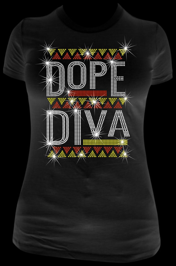 DOPE DIVA ss10 Rhinestone Template, Sublimation, Digital Download, SvG, EpS, PnG, JpG, Cricut, Silhouette File