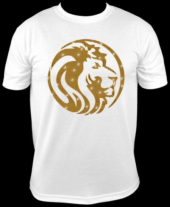 BIG LION HEAD Templates Rhinestone Design Files Rhinestone Sublimation Cut Files ss10 SvG EpS PnG Cricut Silhouette Bling SvG