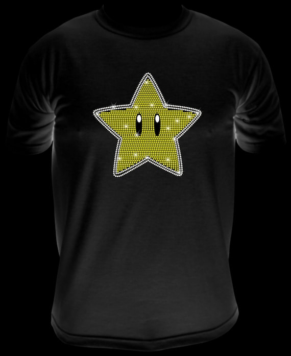 MARIO STAR ss10 Rhinestone Template, Digital Download, SvG, EpS, PnG, JpG, Cricut File