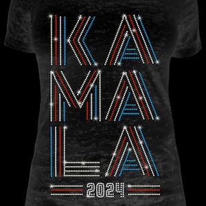 KAMALA LINES TEXT Plantillas de Rhinestone - Archivos digitales para D.I.Y. Ropa: incluye ideas de diseño adicionales