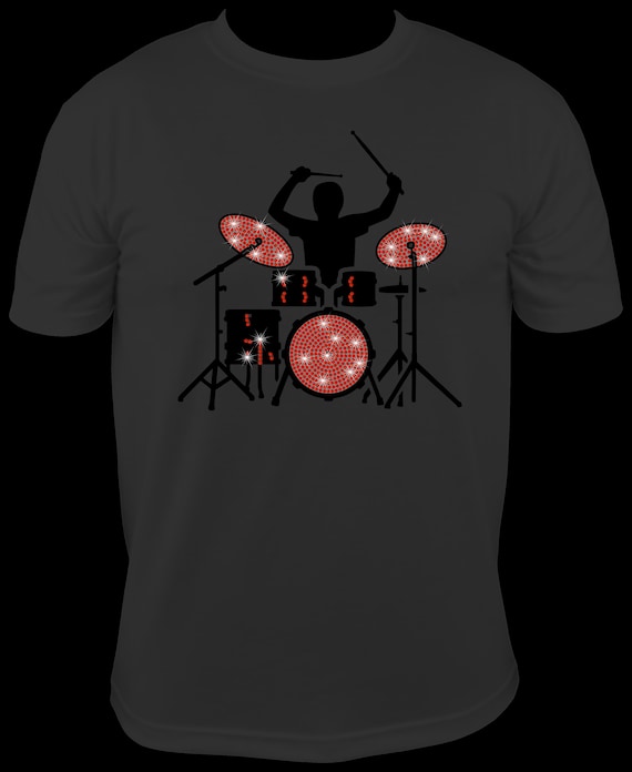 DRUMMER ss10 Rhinestone Template, Digital Download, SvG, EpS, PnG, JpG, Cricut, Silhouette File, Emoji