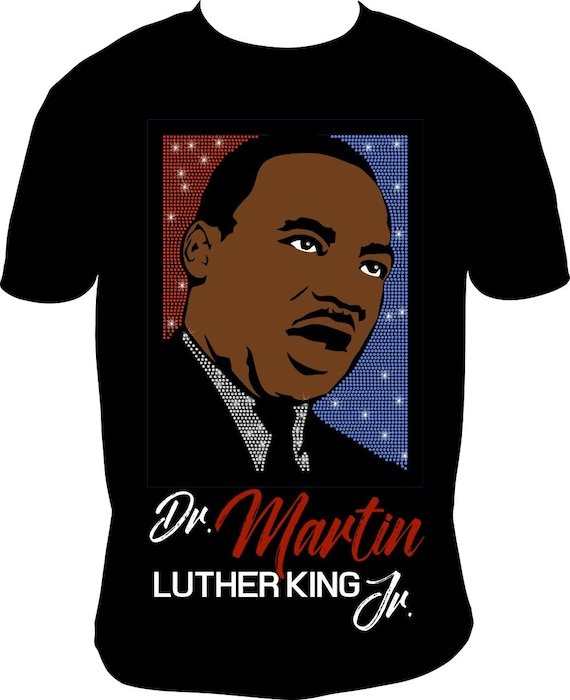 MARTIN LUTHER KING 2021  ss10 Rhinestone Template, Sublimation, Digital Download, SvG, EpS, PnG, JpG, Cricut, Silhouette File