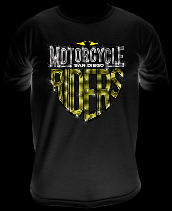 MOTOCYCLE RIDERS, BIKER, San Diego Club ss10 Rhinestone Template, Digital Download, SvG, EpS, PnG, JpG, Cricut, Silhouette File,