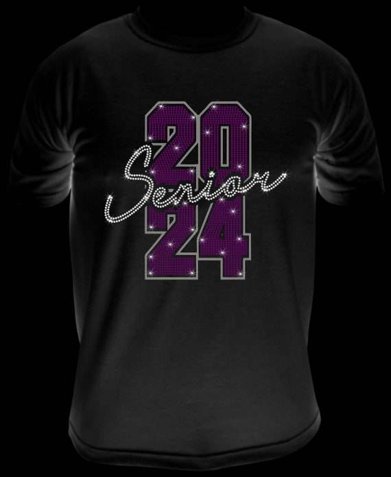 New CLASS OF 2024 GRADUATE Rhinestone Template Designs
