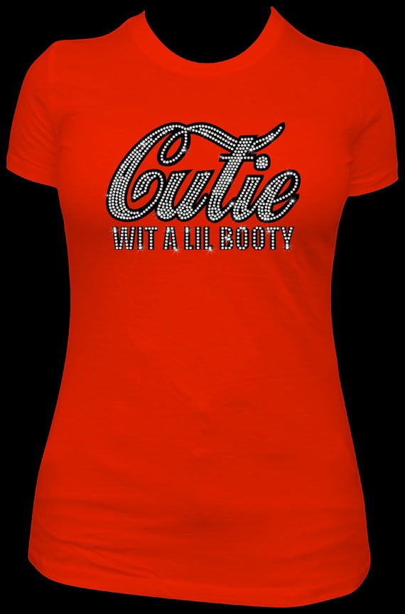CUTIE WITH BOOTY ss10 Rhinestone Template, Sublimation, Digital Download, SvG, EpS, PnG, JpG, Cricut, Silhouette File