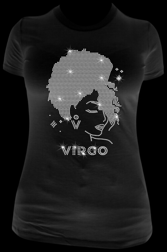 Crown Yourself with this VIRGO ZODIAC TEMPLATE - Rhinestone Template, Sublimation, Design File