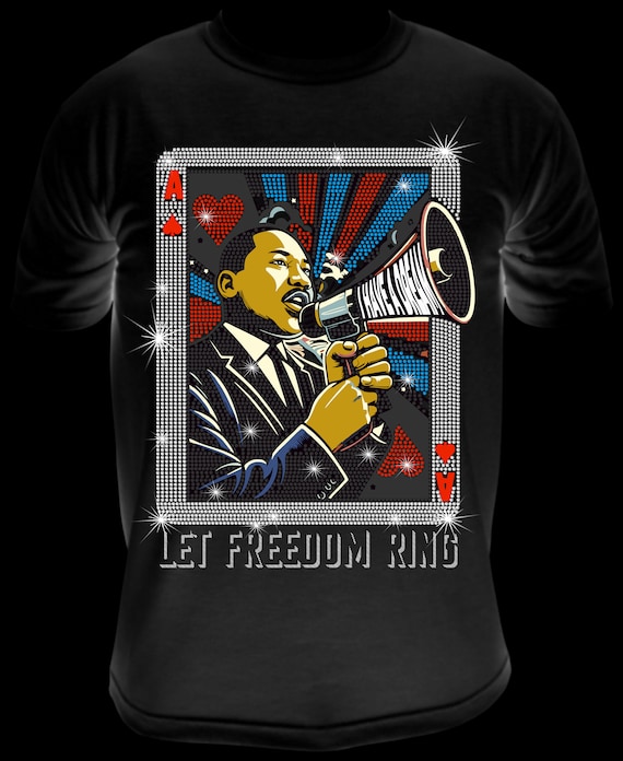 MARTIN LUTHER KING 2024  ss10 Rhinestone Template, Sublimation, Digital Download, SvG, EpS, PnG, JpG, Cricut, Silhouette File