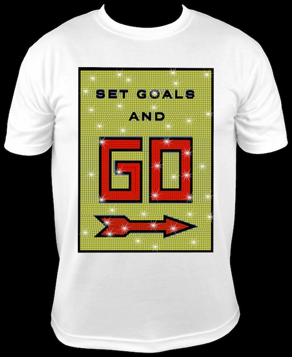 SET GOALS & GO SS10 Rhinestone Template, Digital Download, SvG, EpS, PnG, JpG, Cricut, Silhouette File