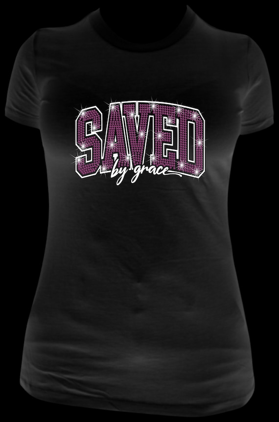 SAVED BY GRACE 2024 ss10 Rhinestone Template, Sublimation, Digital Download, SvG, EpS, PnG, JpG, Cricut, Silhouette File