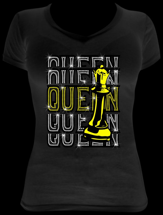 QUEEN CHESS PIECE  ss10 Rhinestone Template, Sublimation, Digital Download, SvG, EpS, PnG, JpG, Cricut, Silhouette File