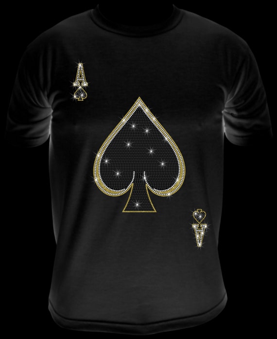 ACES OF SPADES  ss10 Rhinestone Template, Sublimation, Digital Download, SvG, EpS, PnG, JpG, Cricut, Silhouette File
