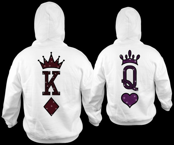 Royal Rhinestones - Stunning KING & QUEEN Rhinestone Template Set for Shirt Designs and More