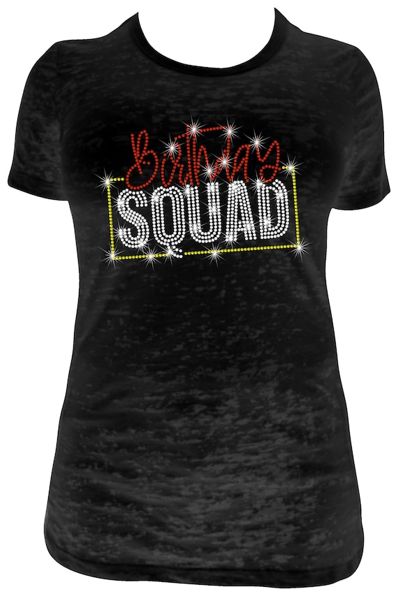 BIRTHDAY SQUAD ss10 Rhinestone Template, Digital Download, SvG, EpS, PnG, JpG, Cricut File