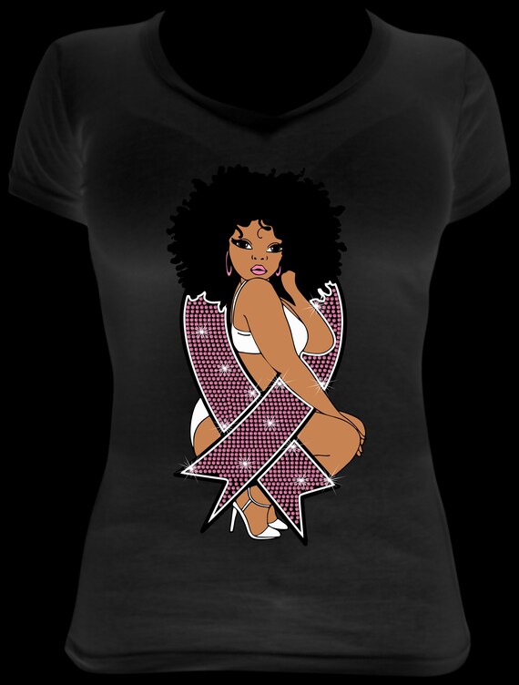 BREAST CANCER WOMAN  ss10 Rhinestone Template, Sublimation, Digital Download, SvG, EpS, PnG, JpG, Cricut, Silhouette File