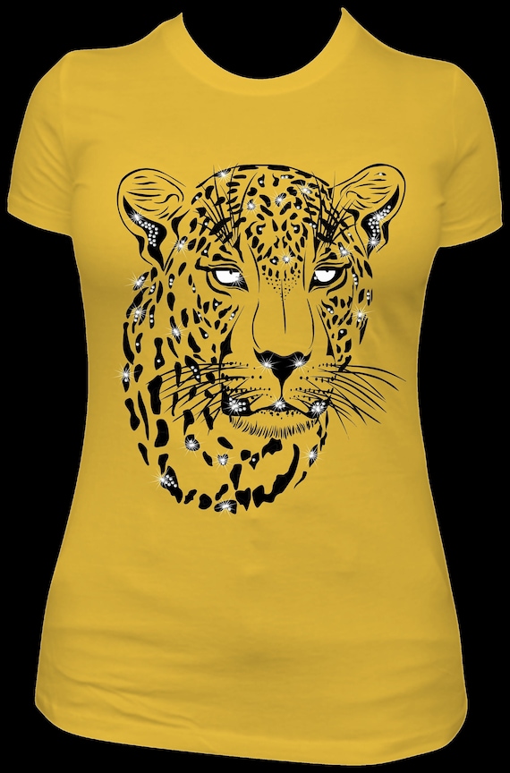 COLORFUL CHEETAH RHINESTONE Design Templates Rhinestone Design Files Sublimation Cut Files ss10 SvG EpS PnG Cricut Silhouette Bling SvG