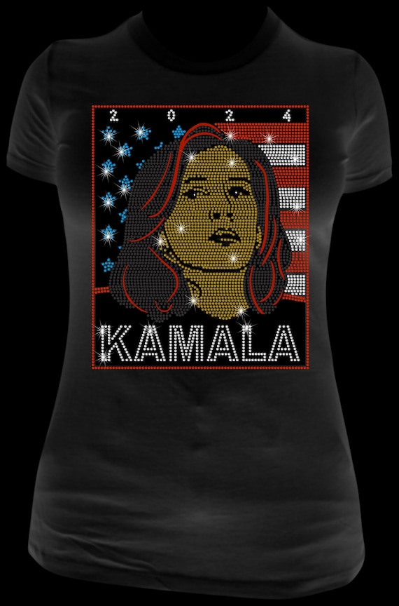 KAMALA FLAG Rhinestone Templates - Digital Files for D.I.Y. Apparel - Includes Bonus Design Ideas
