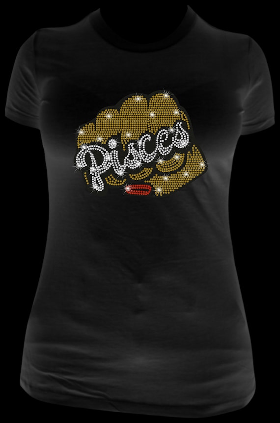 PISCES SIGN  ss10 Rhinestone Template, Sublimation, Digital Download, SvG, EpS, PnG, JpG, Cricut, Silhouette File