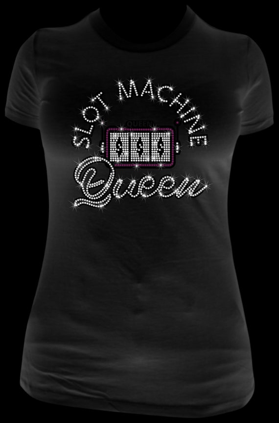 SLOT MACHINE QUEEN  ss10 Rhinestone Template, Sublimation, Digital Download, SvG, EpS, PnG, JpG, Cricut, Silhouette File