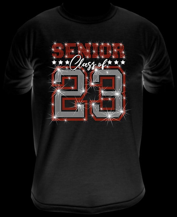 Create a Lasting Impression with Custom SENIOR CLASS OF 2023 Rhinestone Template Designs
