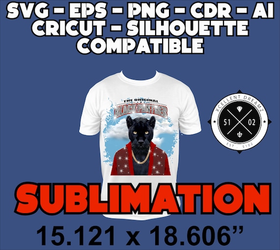 The ORIGINAL BLACK PANTHER  ss10 Rhinestone Template, Digital Download, SvG, EpS, PnG, JpG, Cricut File, Sublimation