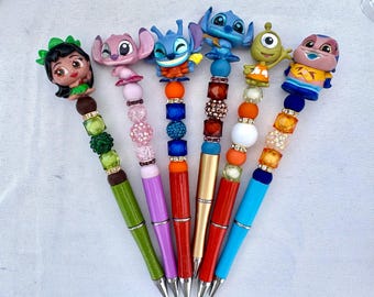 Collezione di penne con perline apribili Disney Lilo e Stitch - Apribili - Disney - Accessorio - Ricaricabile