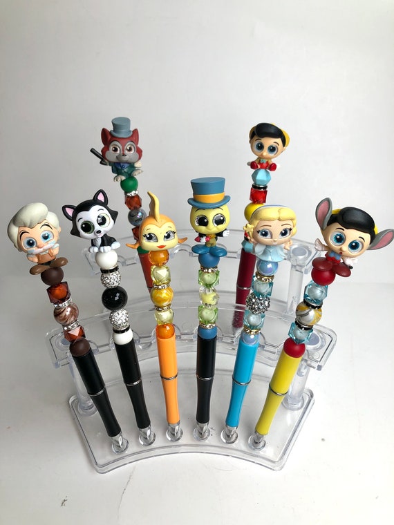 Disney Pinocchio Doorable Bead Pens Collection Doorables Disney Accessory  Refillable-finding Nemo the Incredibles Pixar-pocahontas 