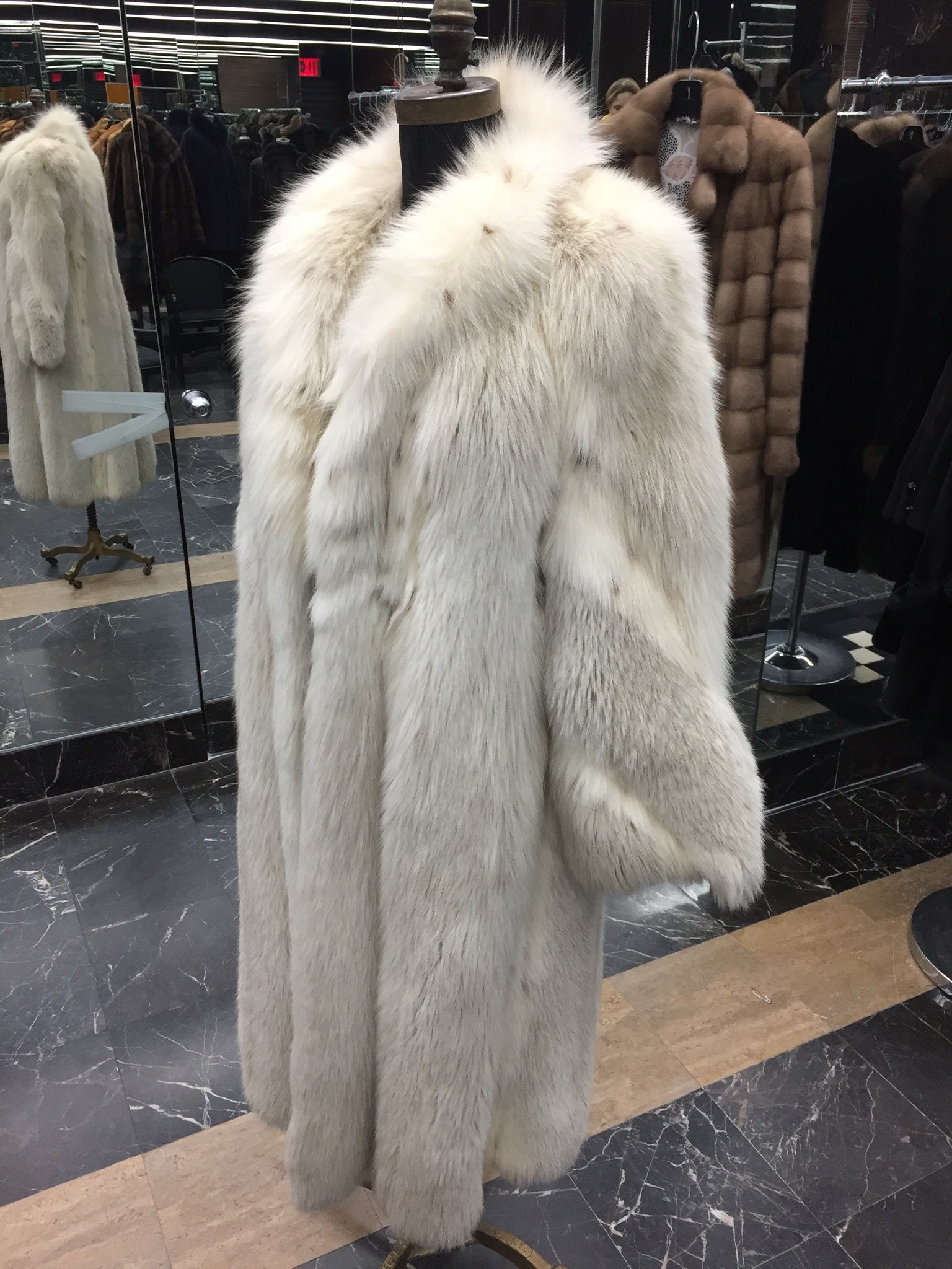 maxi fur coat
