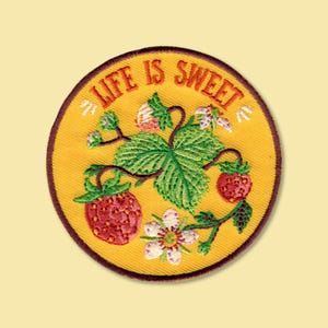 Iron-On Patch - Life Is Sweet