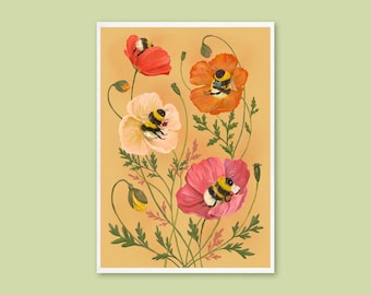 Art Print - Bumblebee Bibliophiles