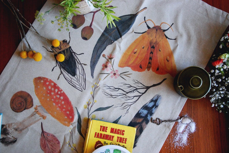 Tea towel Organic cotton Nature Collection