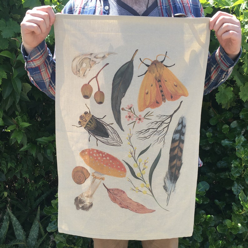 Tea towel Organic cotton Nature Collection