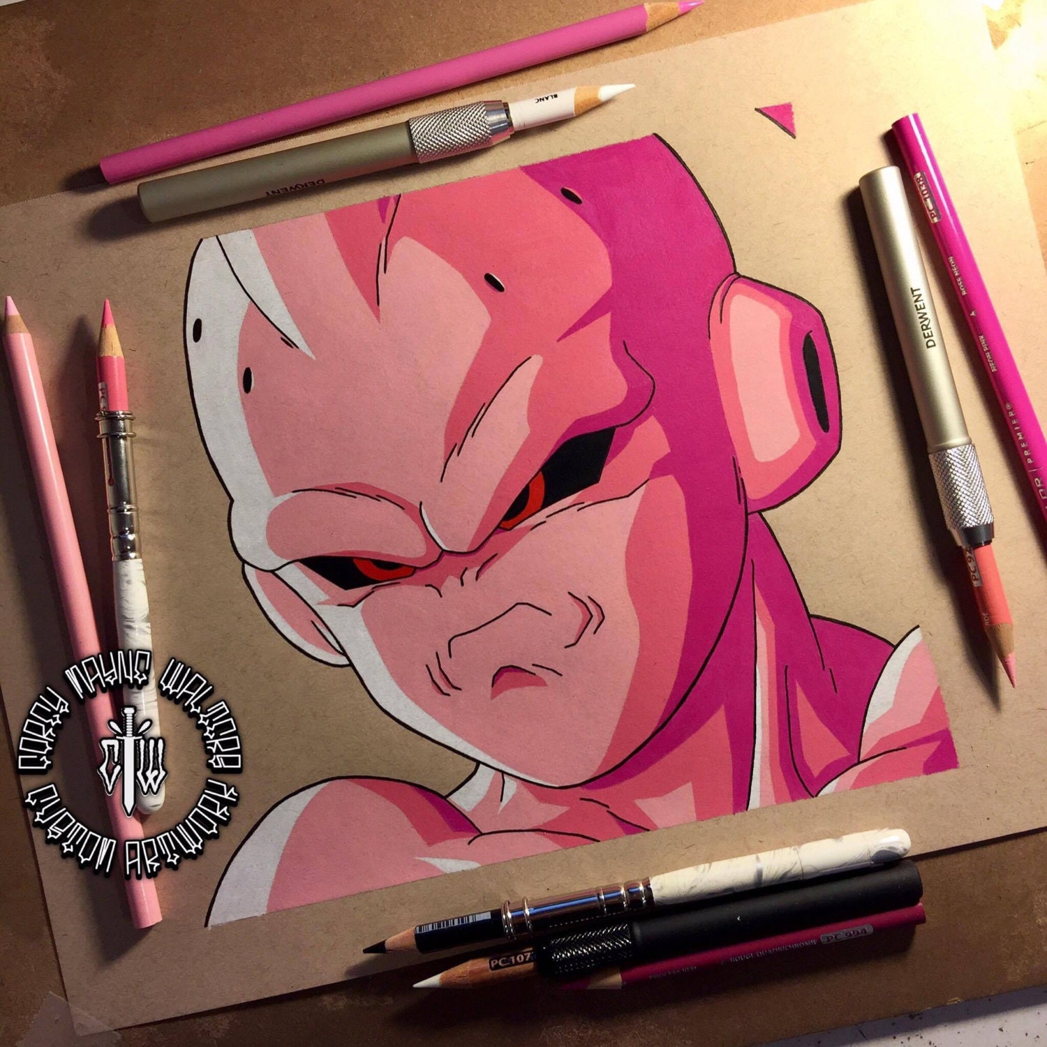 Majin Buu Coloring Pages For Kids, by Kids Drawing Ideas