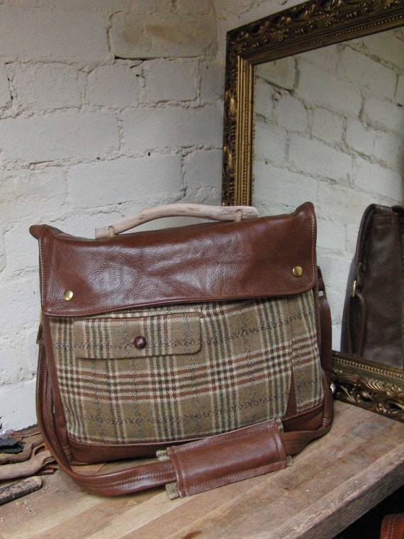 tweed man bag