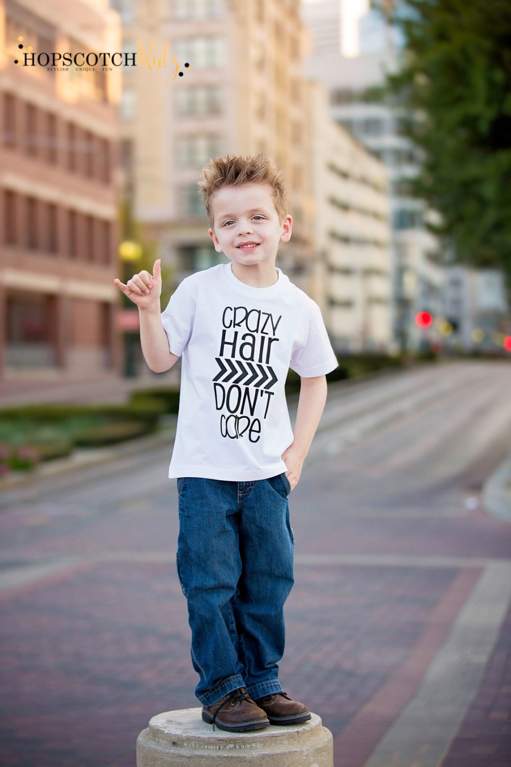 Crazy Hair Don T Care Crazy Hair Don T Care Shirt Etsy