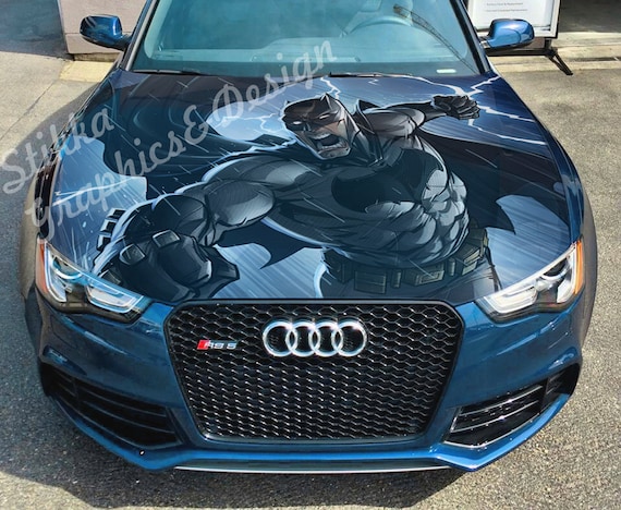 Vinyl Auto Kapuze Wrap voller Farbe Grafik Aufkleber Batman | Etsy