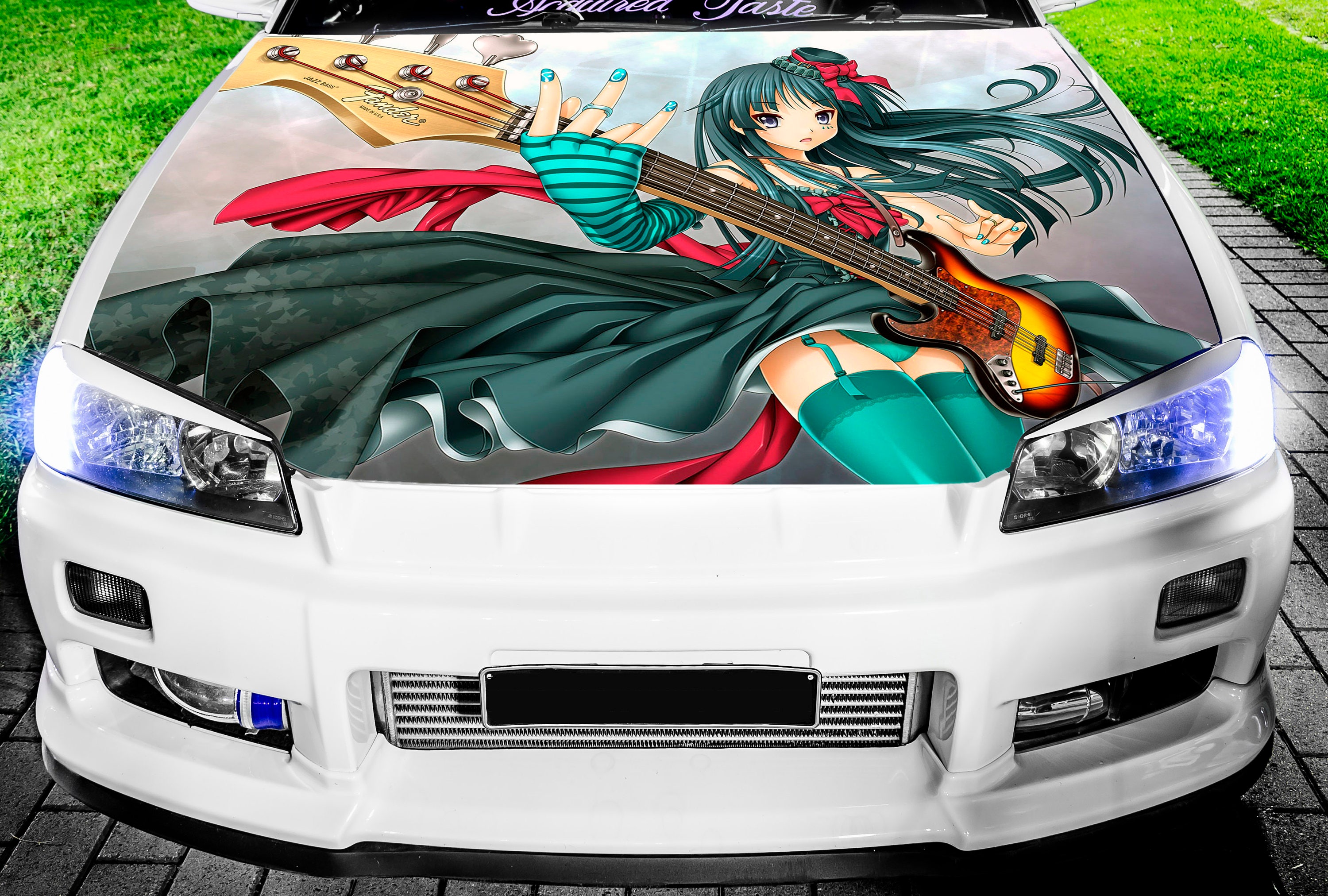 Japanese anime cars anime wrapped low riding... 