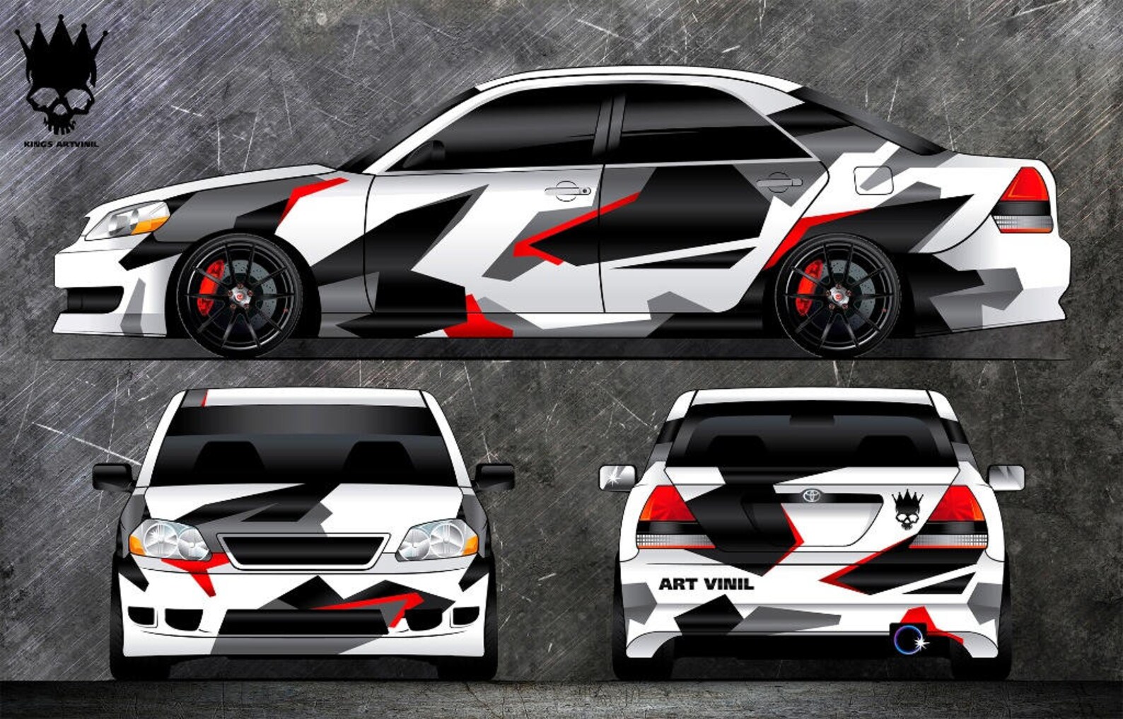 Car Side and Hood Decal Custom Body Vinyl Sticker Urban Etsy