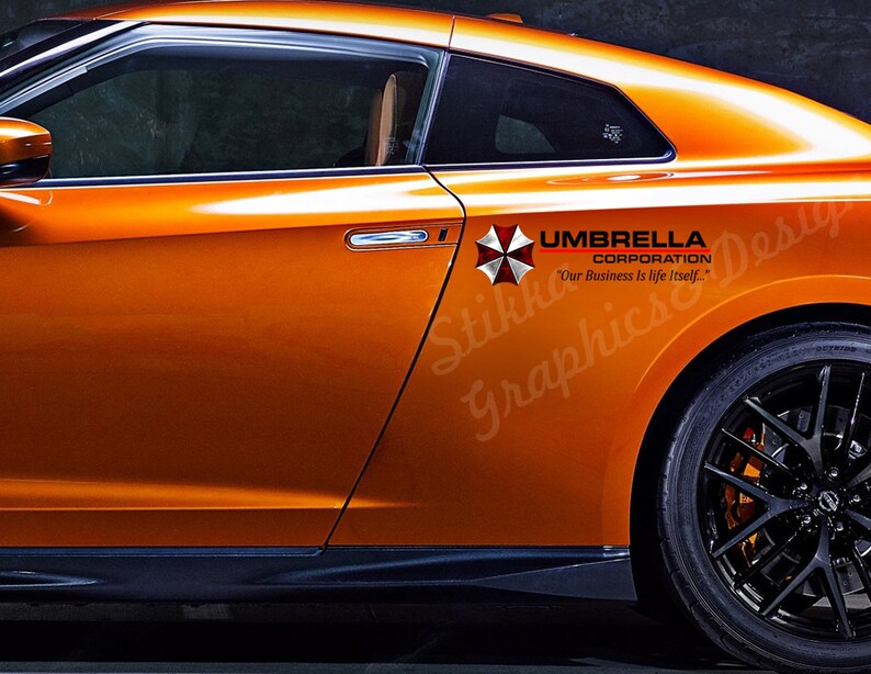Umbrella Corporation Car Sticker Hood Side Trunk Window