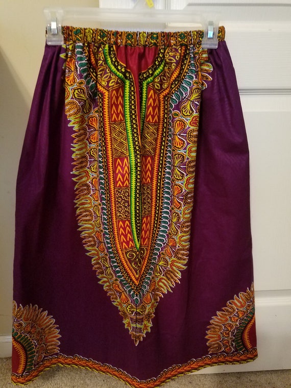 dashiki skirt and headwrap