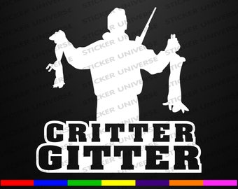 Rabbit hunting decal | Etsy