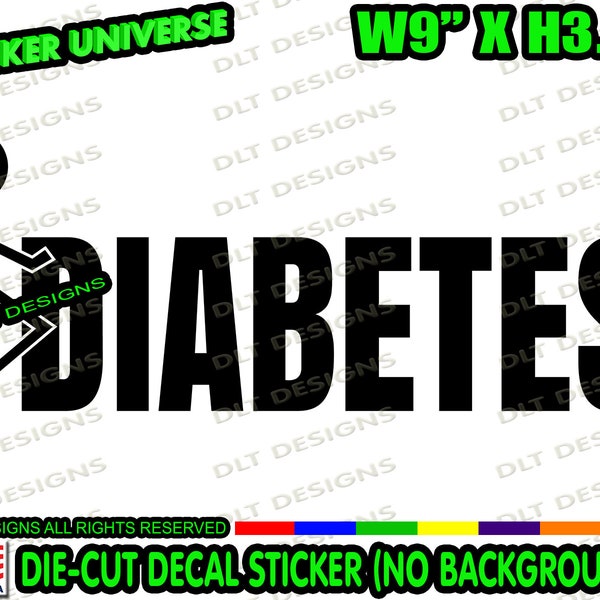 Funny Diabetes Decal Etsy