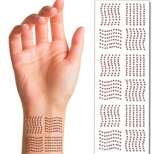 Leeloo Dallas Temporary Tattoo 5th Element Costume Idea. Wrist Tattoo Pack of 3