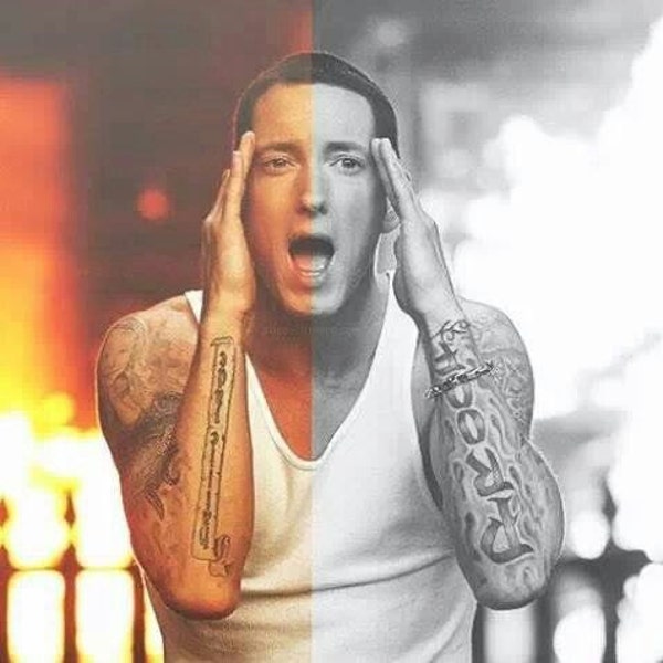 Eminem Temporäre Tattoos für Kostüm